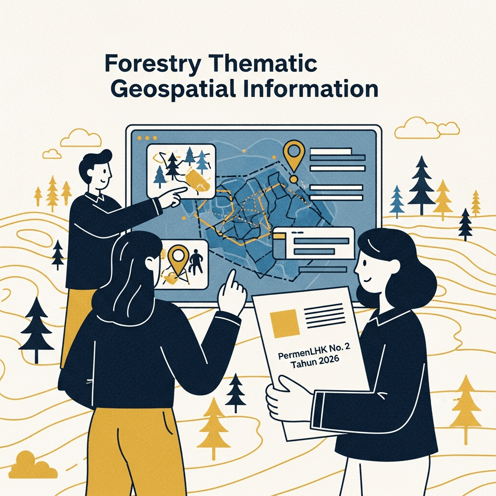 Format dan Kriteria Informasi Geospasial Tematik Kehutanan Berdasarkan PermenLHK No. 2 Tahun 2026