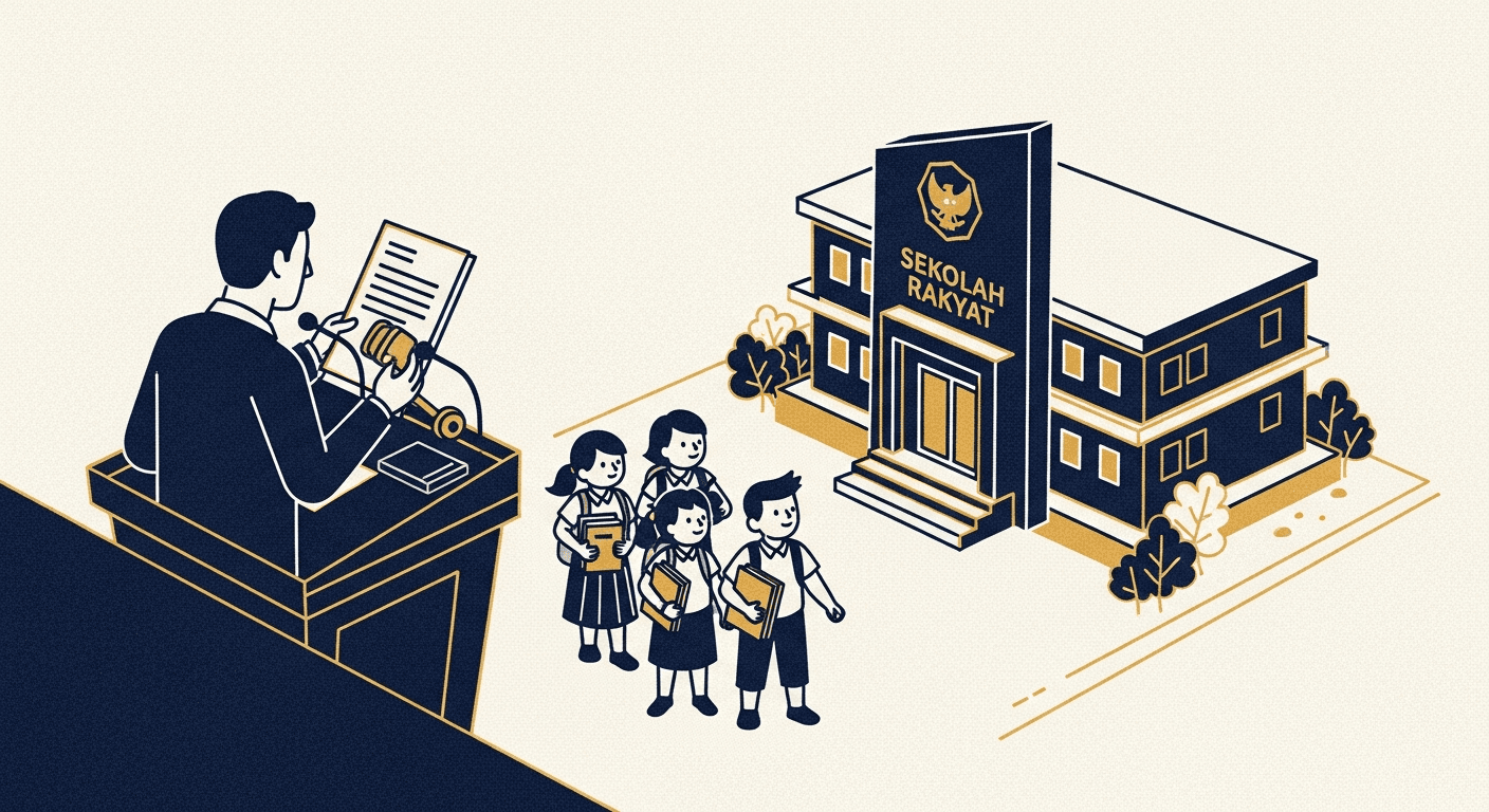 Kewenangan Menteri dalam Pendirian dan Karakteristik Terintegrasi Sekolah Rakyat Berdasarkan Perpres 120/2025