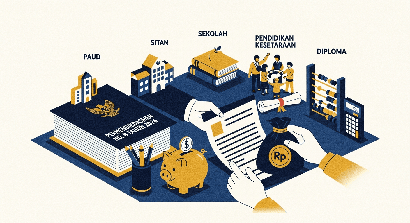 Panduan Pengelolaan Dana Bantuan Operasional Satuan Pendidikan: Mekanisme Penerimaan dan Alokasi Berdasarkan Permendikdasmen No. 8 Tahun 2026