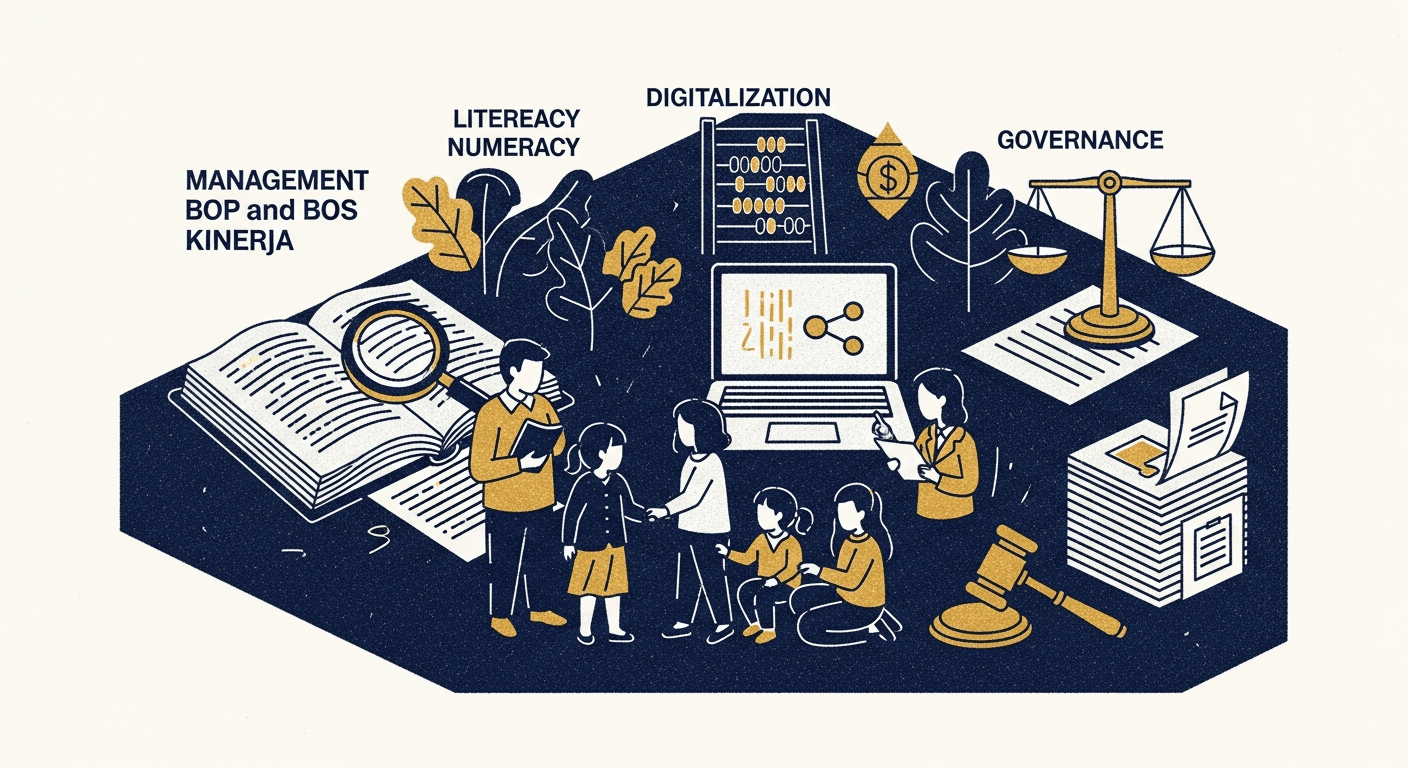 Panduan Pengelolaan Dana BOP dan BOS Kinerja: Fokus Literasi, Numerasi, Digitalisasi, dan Tata Kelola