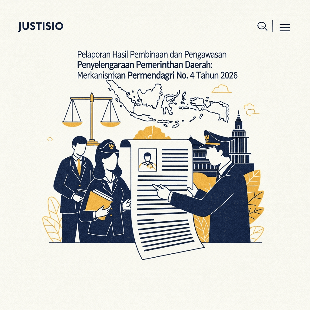 Pelaporan Hasil Pembinaan dan Pengawasan Penyelenggaraan Pemerintahan Daerah: Mekanisme dan Kewajiban Berdasarkan Permendagri No. 4 Tahun 2026