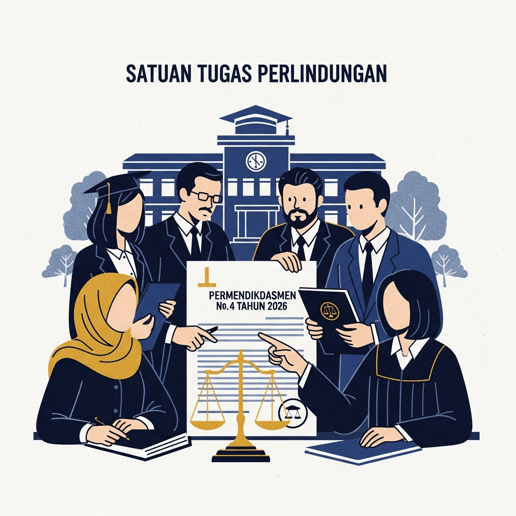 Pembentukan Satuan Tugas Perlindungan: Pendidik dan Tenaga Kependidikan dalam Permendikdasmen No. 4 Tahun 2026