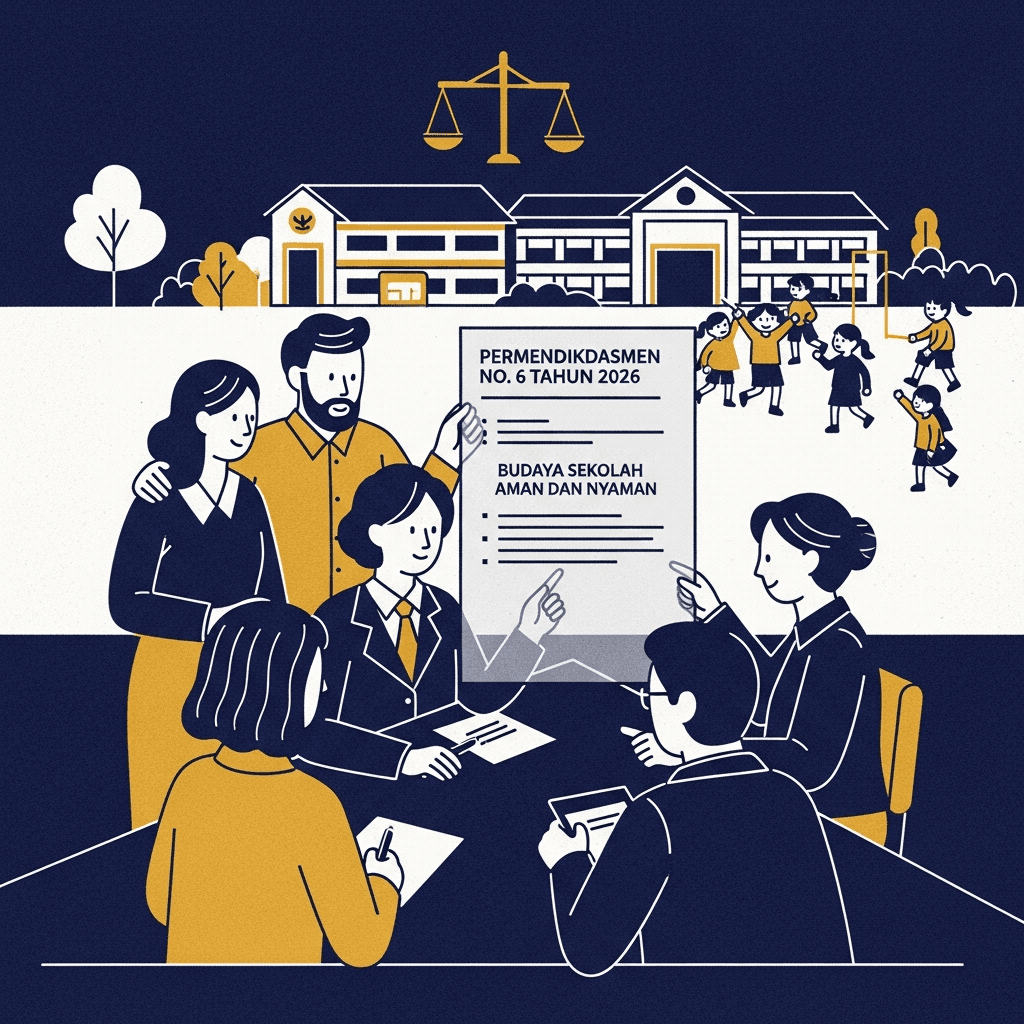 Peran Kolaboratif Pemangku Kepentingan dalam Mewujudkan Budaya Sekolah Aman dan Nyaman: Panduan Berdasarkan Permendikdasmen No. 6 Tahun 2026