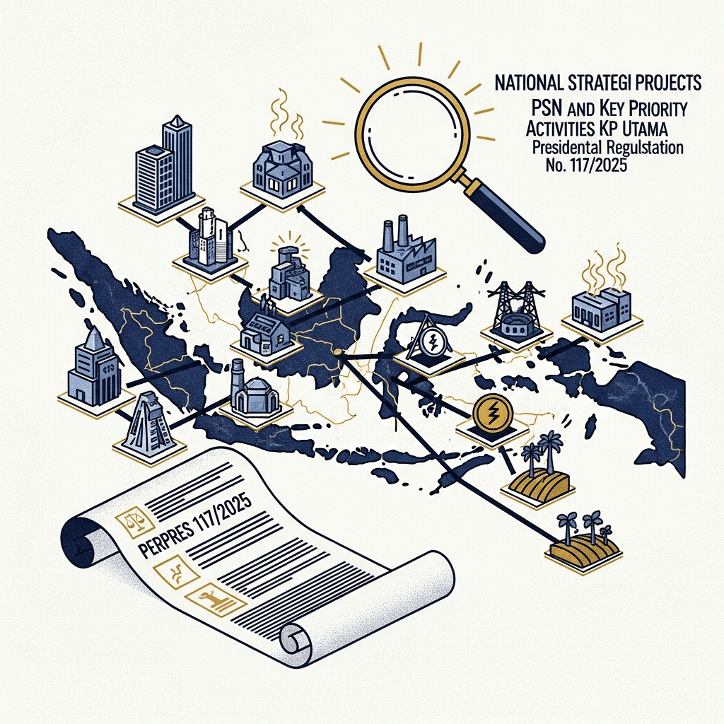 Perpres 117/2025: Identifikasi dan Prioritas Proyek Strategis Nasional (PSN) dan Kegiatan Prioritas Utama (KP Utama) Tahun 2026