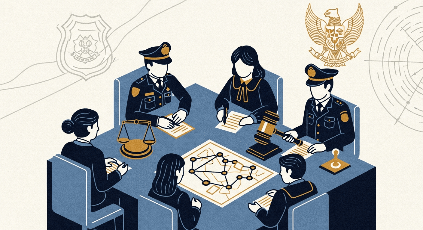 Tahapan Koordinasi Penegak Hukum dalam Penanganan Perkara Tindak Pidana Terorisme Berdasarkan Peraturan BNPT No. 1 Tahun 2026