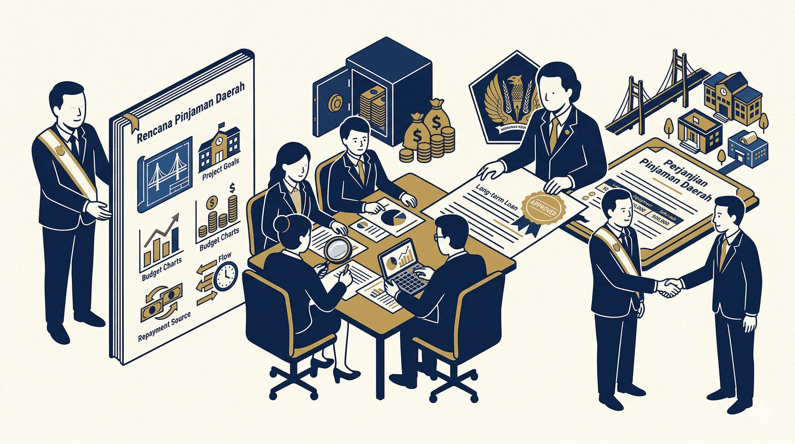 Mekanisme Pengajuan dan Persetujuan Pinjaman Daerah oleh Pemerintah Daerah kepada Lembaga Keuangan Bank dan Bukan Bank Berdasarkan Peraturan Menteri Keuangan Nomor 11 Tahun 2026