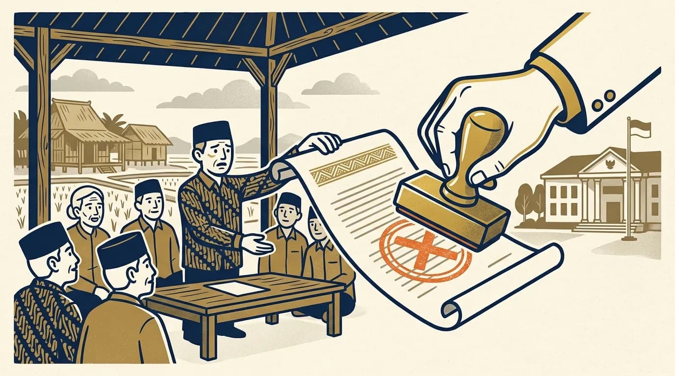 Tidak Ada Otonomi Desa dalam UU Desa