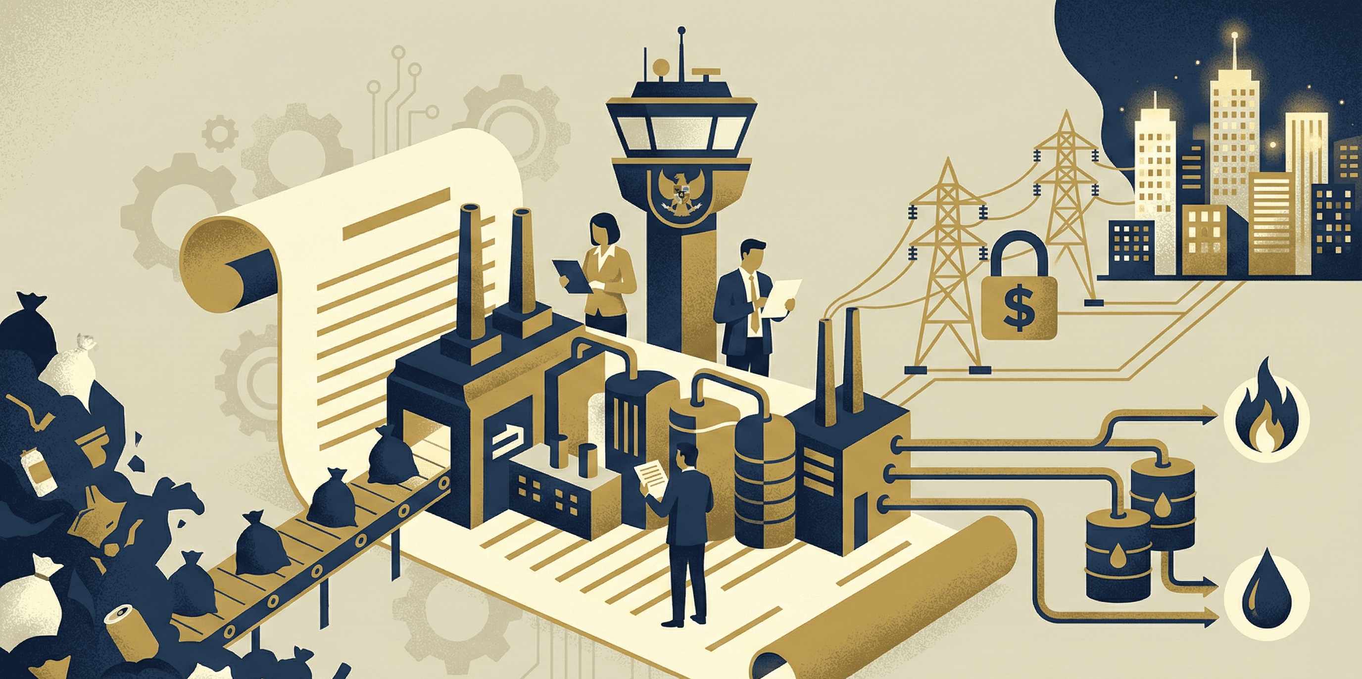 Tinjau Aturan: Perpres 109/2025 Mengenai Pembangkit Listrik Berbasis Sampah Menetapkan Kewajiban PLN Membeli Listrik Selama 30 Tahun, Jalur Bioenergi dan Bahan Bakar Cair Kini Tersedia sebagai Alternatif Diversifikasi.