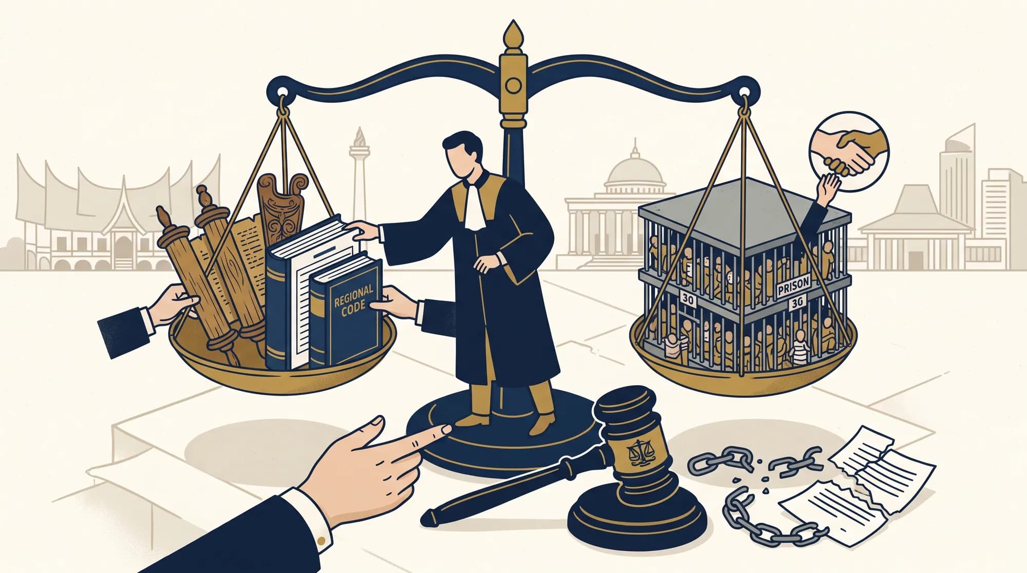 When the Law Speaks Two Languages: Indonesia's New Criminal Code and the Unfinished Reform